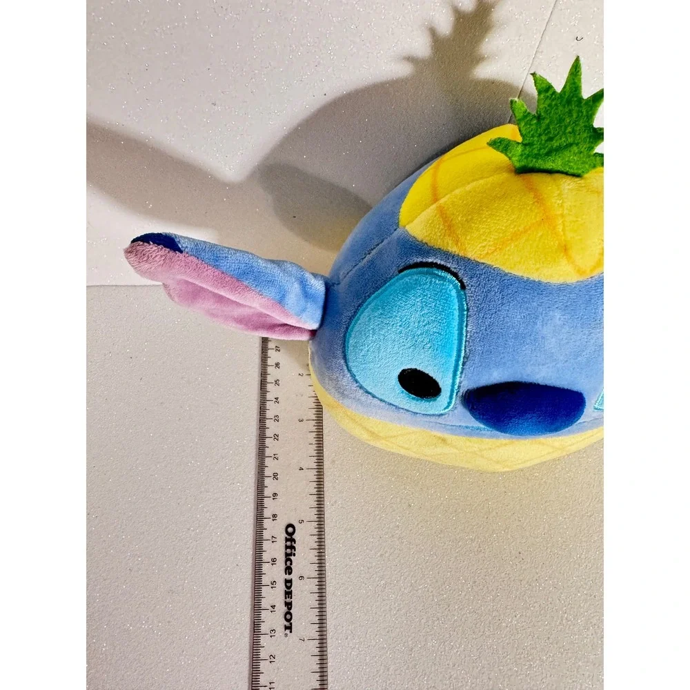 Disney Squishmallows Stitch Pineapple Plush Kellytoy Lilo & Stitch 8 Inch Blue